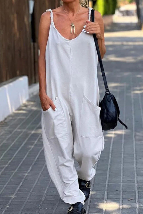 Leinen Overall