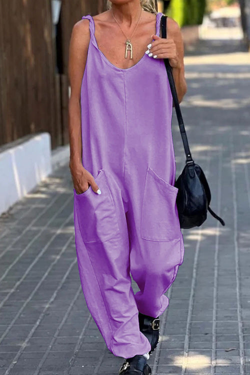 Leinen Overall