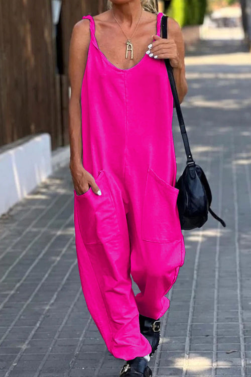 Leinen Overall
