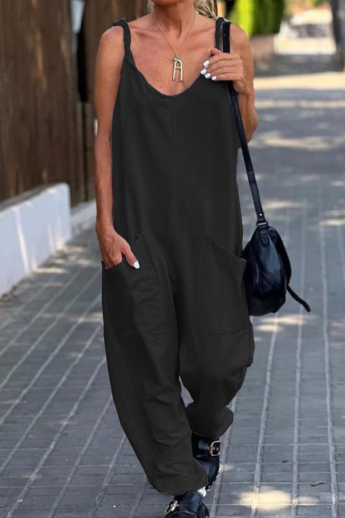 Leinen Overall