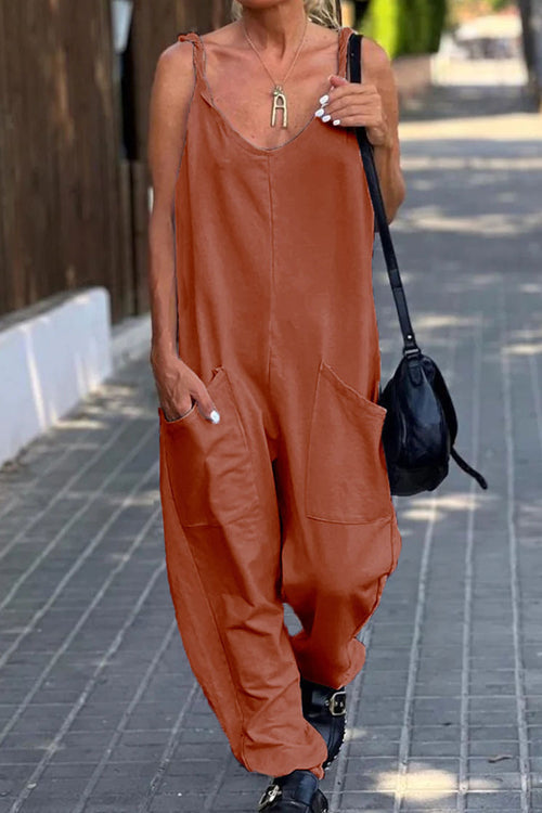 Leinen Overall
