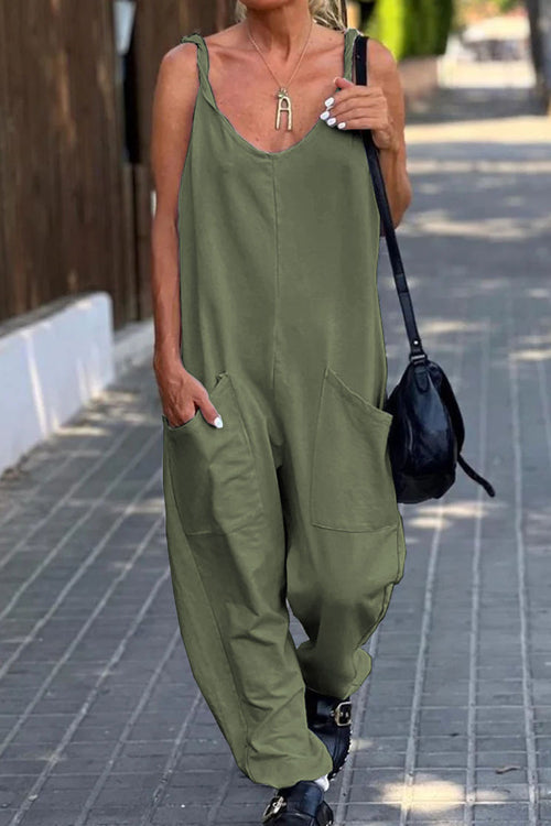Leinen Overall