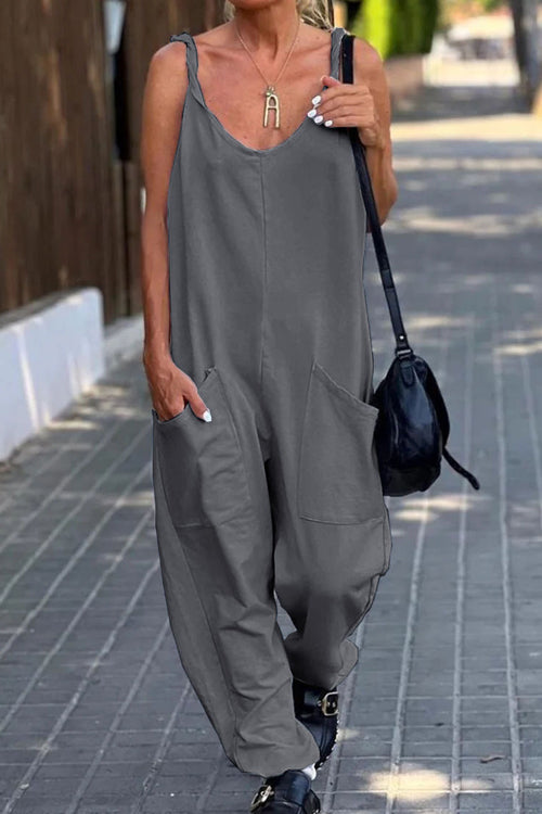 Leinen Overall
