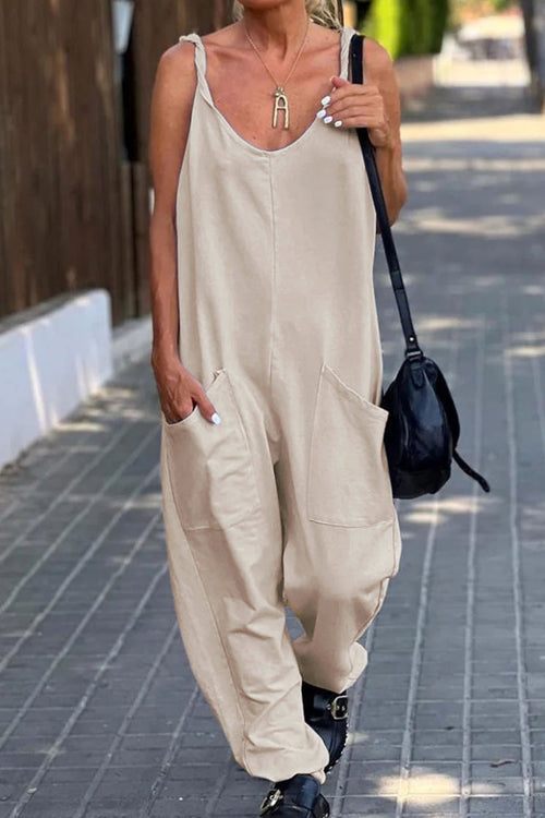 Leinen Overall
