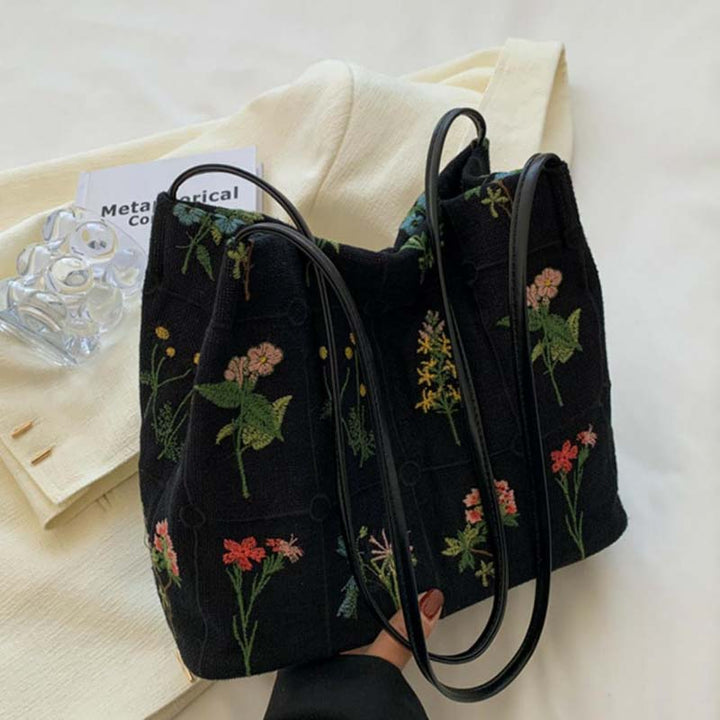 Nord Taschen | Tasche mit Blumenstickerei