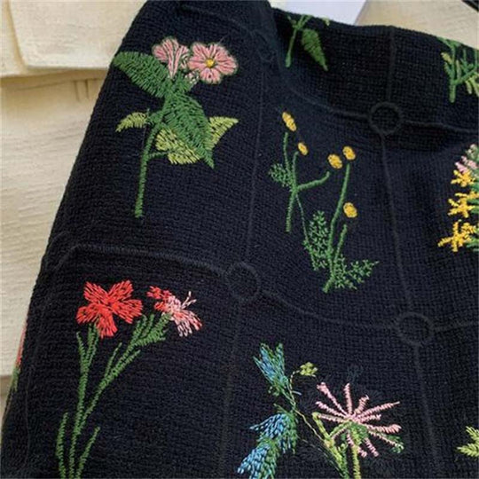 Nord Taschen | Tasche mit Blumenstickerei