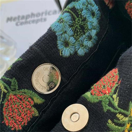 Nord Taschen | Tasche mit Blumenstickerei