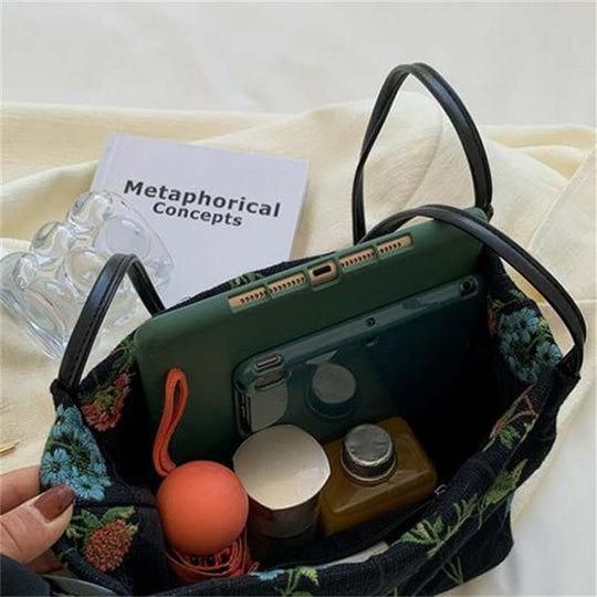 Nord Taschen | Tasche mit Blumenstickerei
