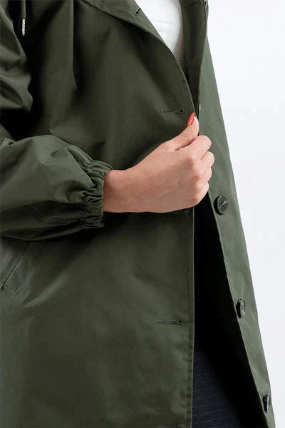 Nord Taschen Damen Windbreaker Mantel mit Kapuze