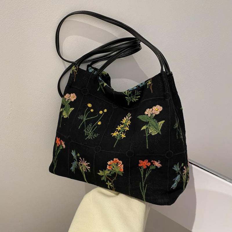 Nord Taschen | Tasche mit Blumenstickerei