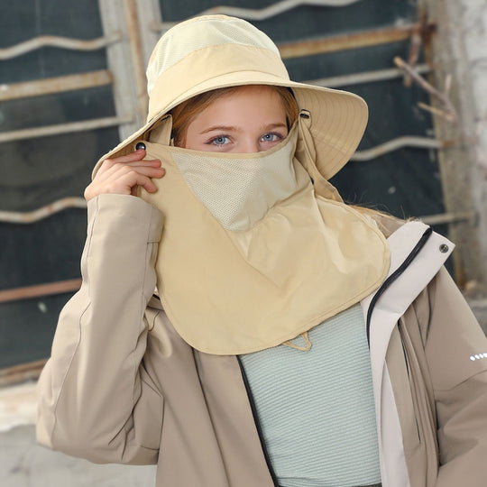 Nord Taschen | Vollabdeckung Gesicht Sonnenschutz Maske im Freien UV Eimer Hut