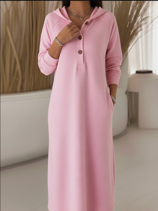 Nord Taschen | Lockeres Lässigkleid mit Kapuze