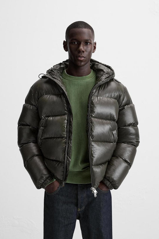 Herren Daunen Steppjacke mit Wärmender Füllung & Wintertauglichem Design | Fudus