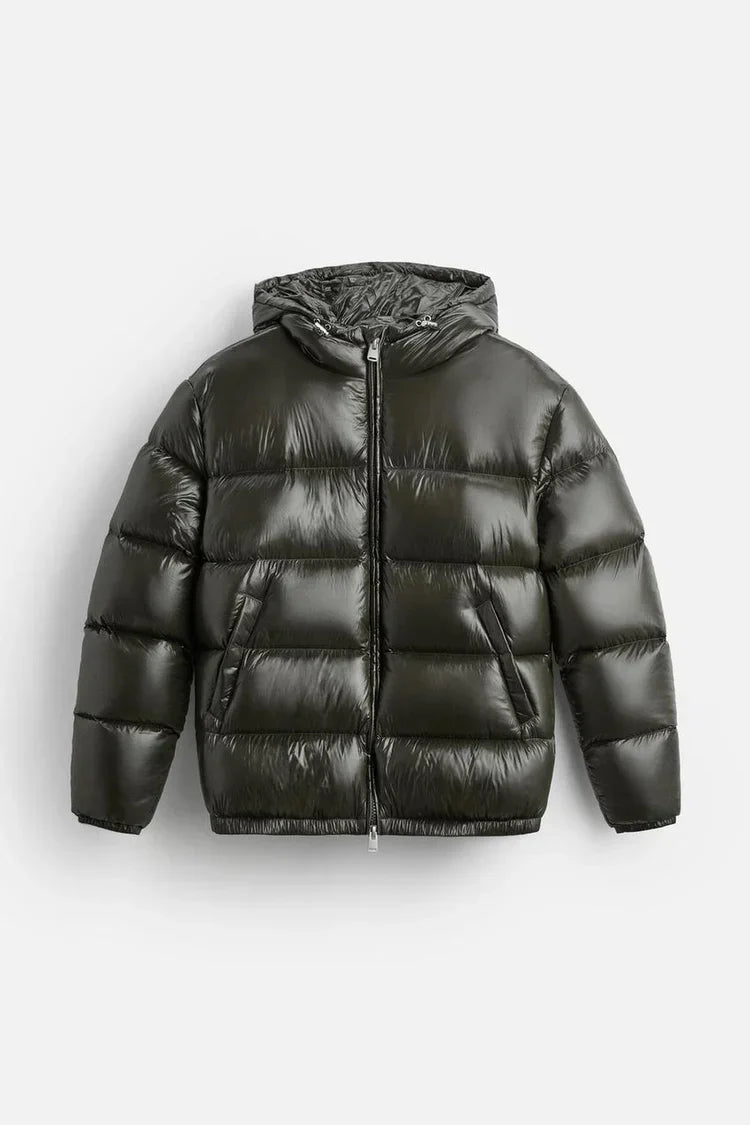 Herren Daunen Steppjacke mit Wärmender Füllung & Wintertauglichem Design | Fudus