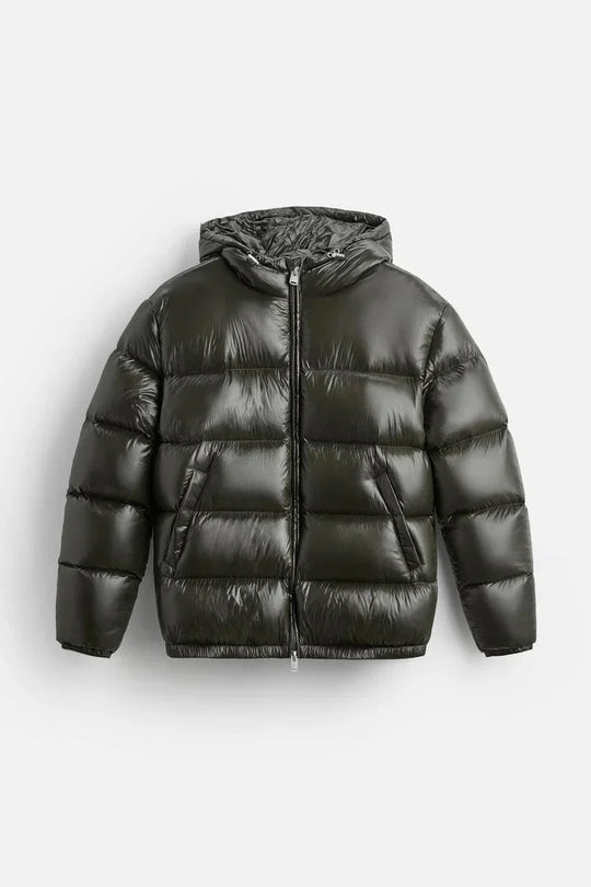 Herren Daunen Steppjacke mit Wärmender Füllung & Wintertauglichem Design | Fudus
