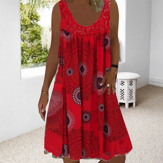 Ärmeloses Plus-Size Sommerkleid - Arvani