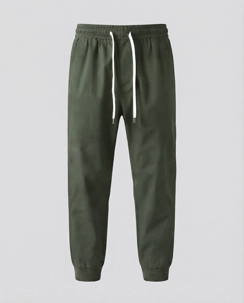 Herren Leichte Elastische Jogginghose mit Kordelzug und Knöchelsaum Nord Taschen