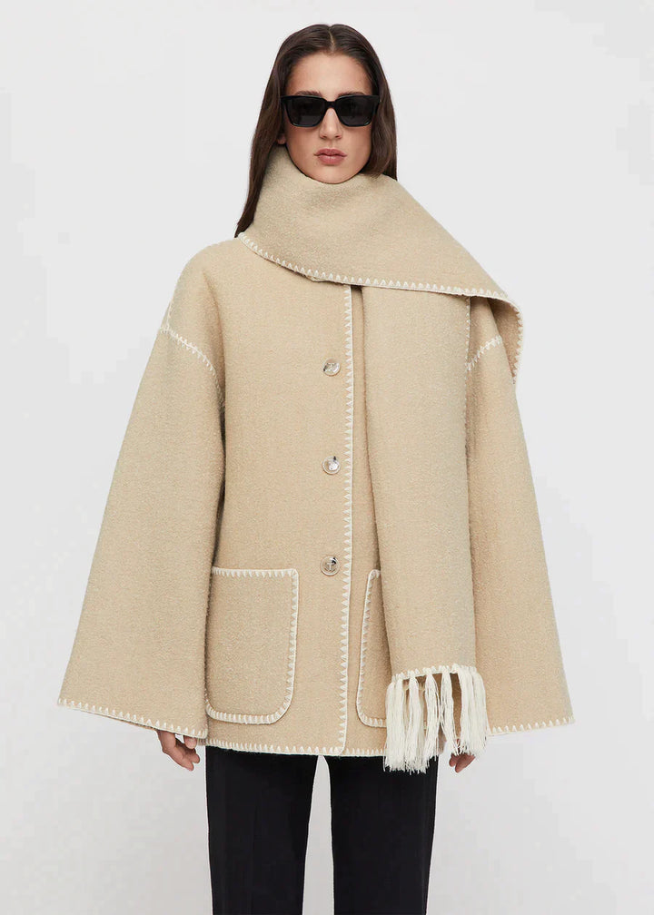Elegante Schaljacke Damen Warm