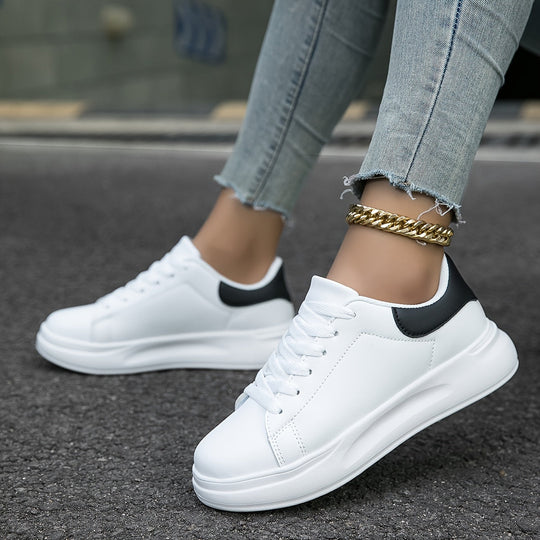 Damen Weiße Sneakers Casual