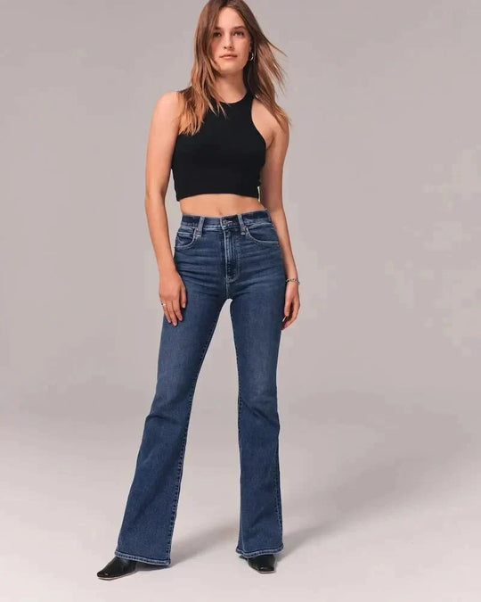 Bootcut Jeans mit Shaping-Effekt