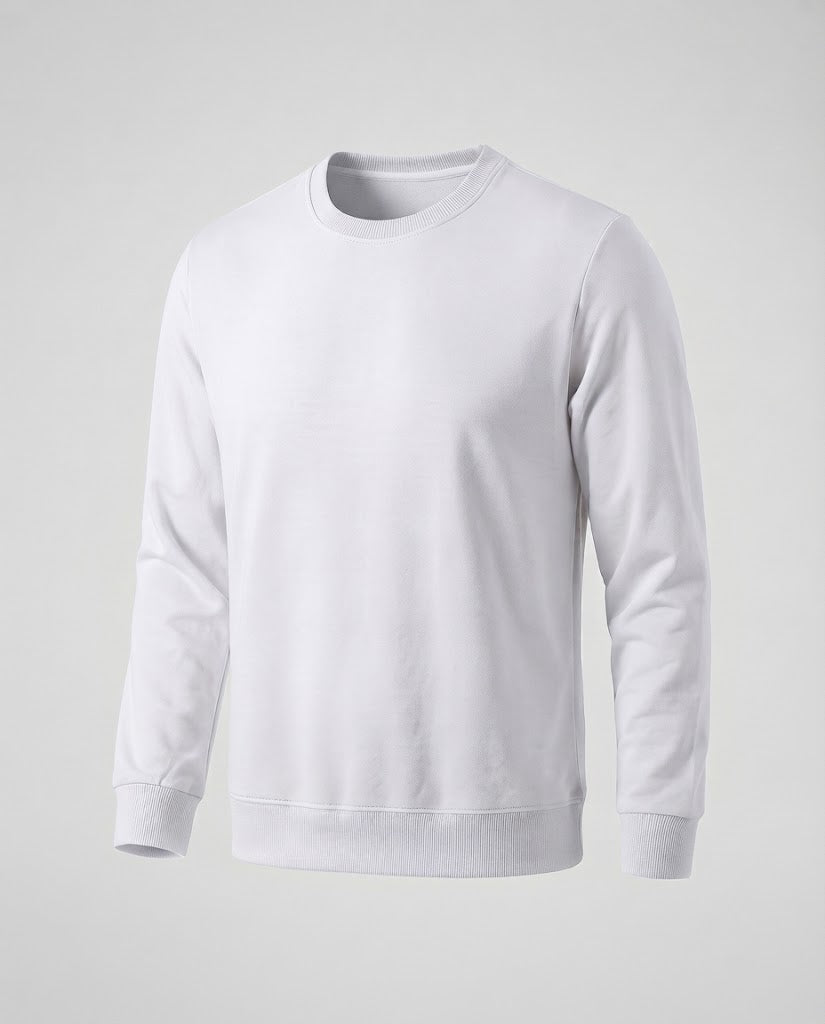 Herren Rundhals‑Sweatshirt aus Baumwollmix in Oversize‑Passform mit gerippten Bündchen Nord Taschen