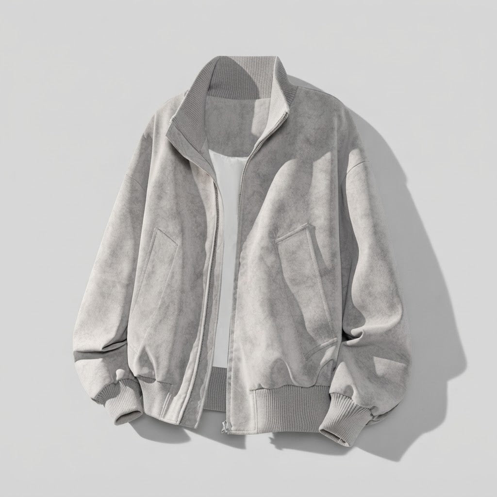 Damen Sportliche Oversized Jacke Nord Taschen
