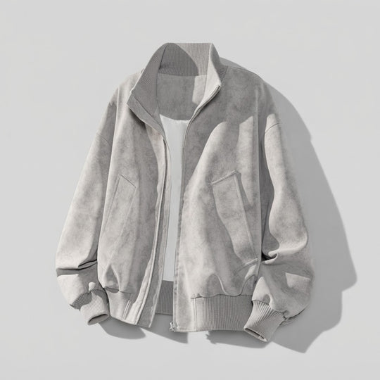 Damen Sportliche Oversized Jacke Nord Taschen
