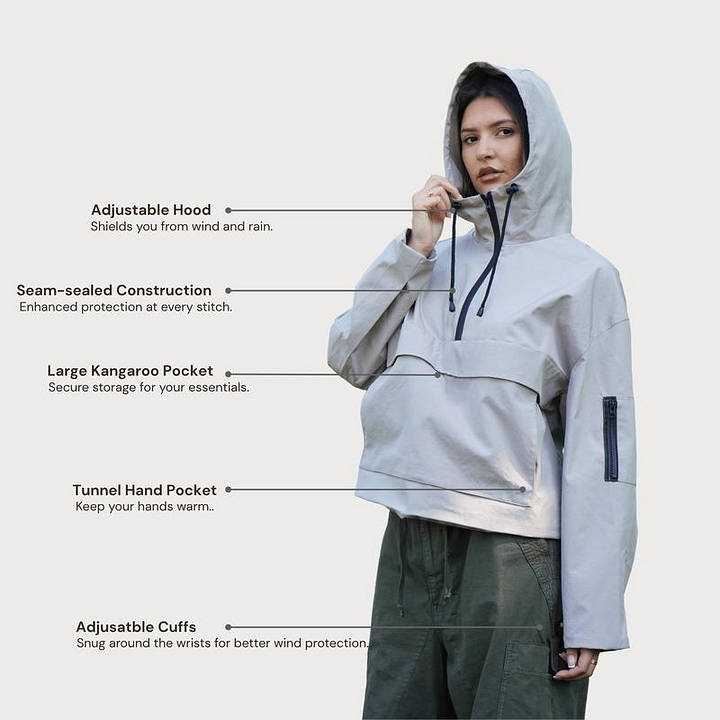 Damen 3-In-1 Wasserdichte Jacke für Outdoor-Abenteuer