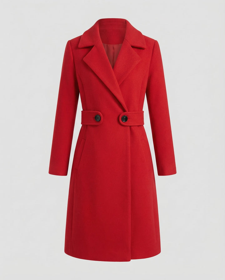 Slim Wollmantel Damen Winter
