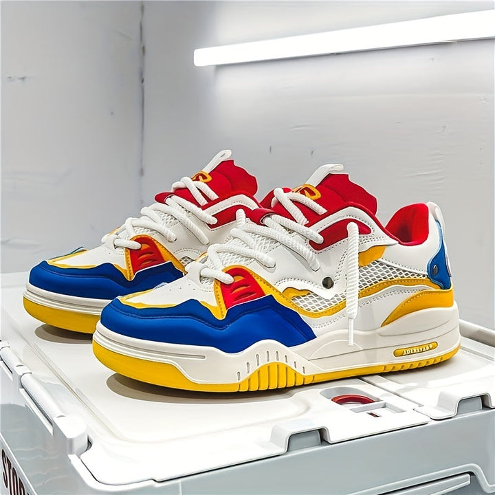 Damen Sneaker mit geometrischem Muster bequem