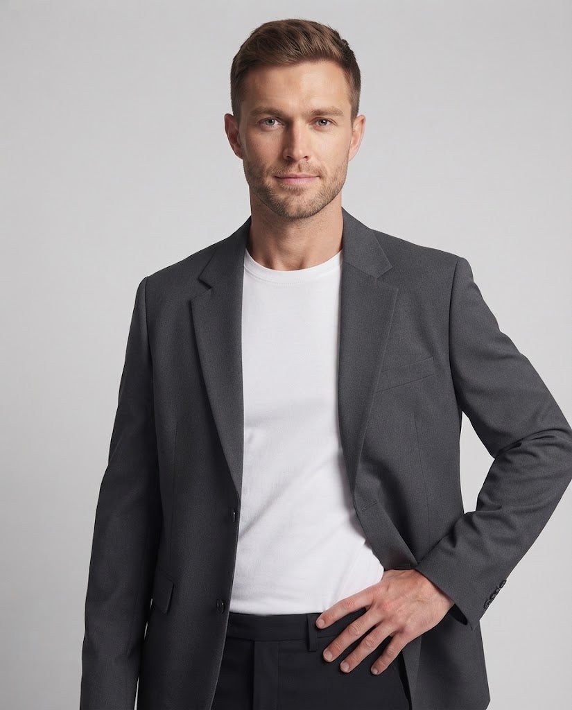 Herren Oversize-Sakko im Boxy-Cut mit fallender Silhouette Nord Taschen