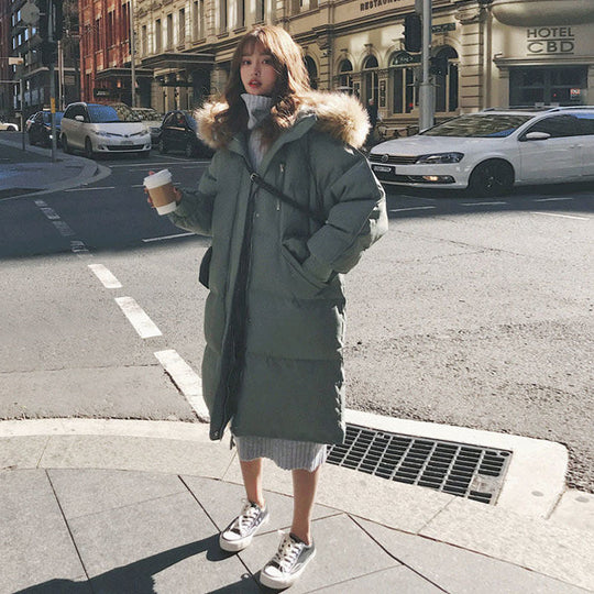 Nord Taschen | Gepolstertes Jacket mit Pelzkragen für Damen