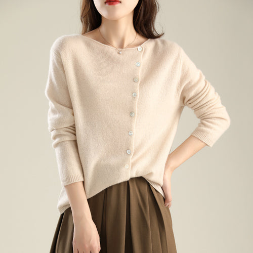 Damen-Strickjacke mit Knopfleiste