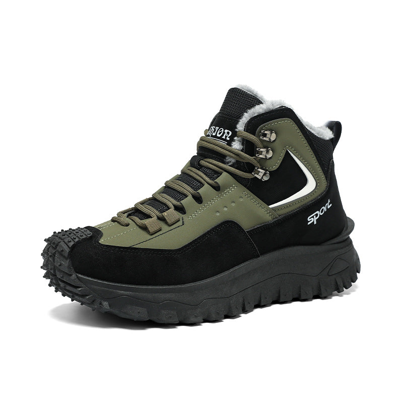 Gefütterte Herren-Winterstiefel für den Alltag