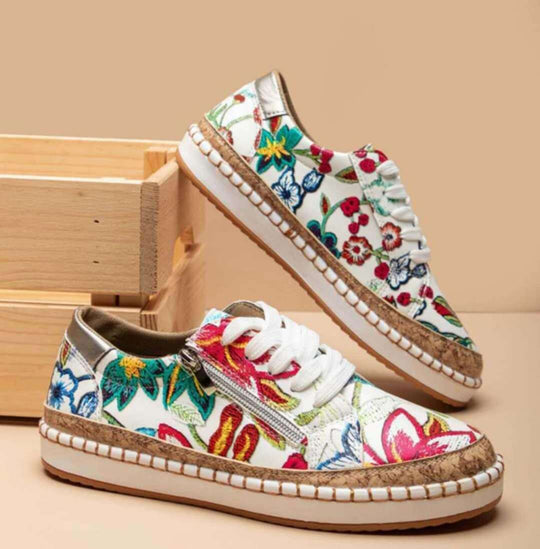 Vintage Vulkanisierte Damen Schuhe Komfort und Stil