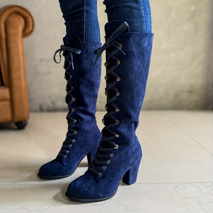 Knielange, Bequeme Lange Winterstiefel Für Damen