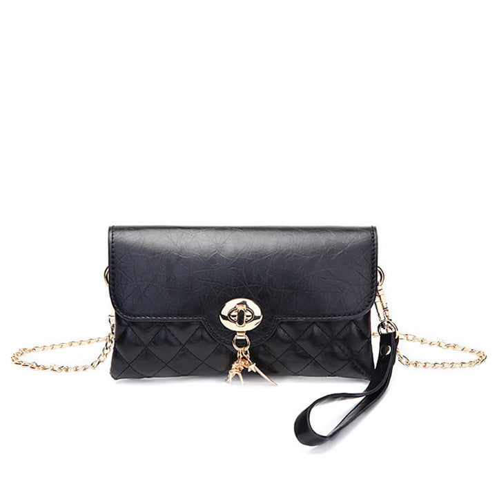 Damen Clutch-Tasche mit eleganter Steppung und praktischer Kette Nord Taschen