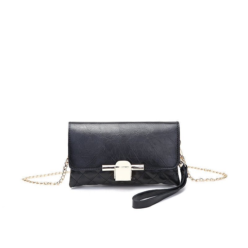 Damen Clutch mit elegantem Kettenverschluss Nord Taschen