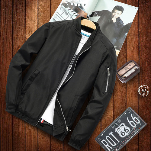 Herren Leichter Nylon-Bomber mit Ärmeltasche und gerippten Bündchen Nord Taschen