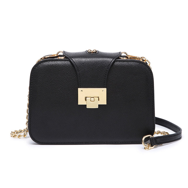 Damen Schultertasche mit strukturiertem Kunstleder und elegantem Verschluss Nord Taschen
