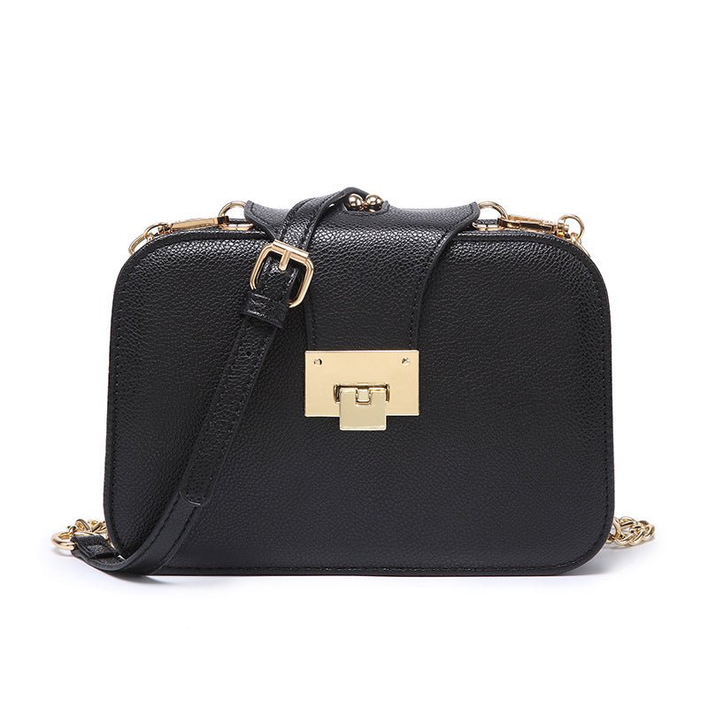 Damen Schultertasche mit strukturiertem Kunstleder und elegantem Verschluss Nord Taschen