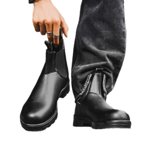 Herren-Chelsea-Stiefel, britischer Stil, rutschfest