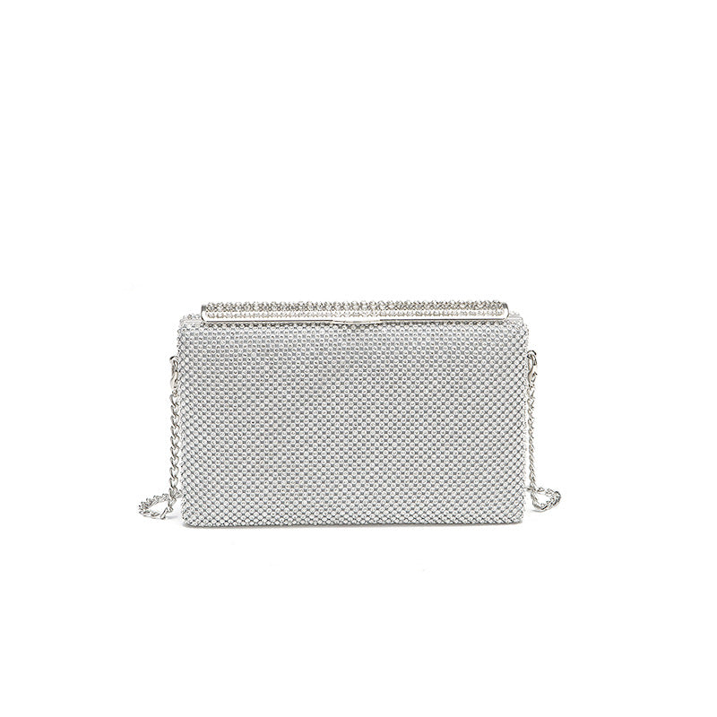 Damen Clutch-Tasche mit funkelnden Applikationen und verstellbarem Kettenriemen Nord Taschen