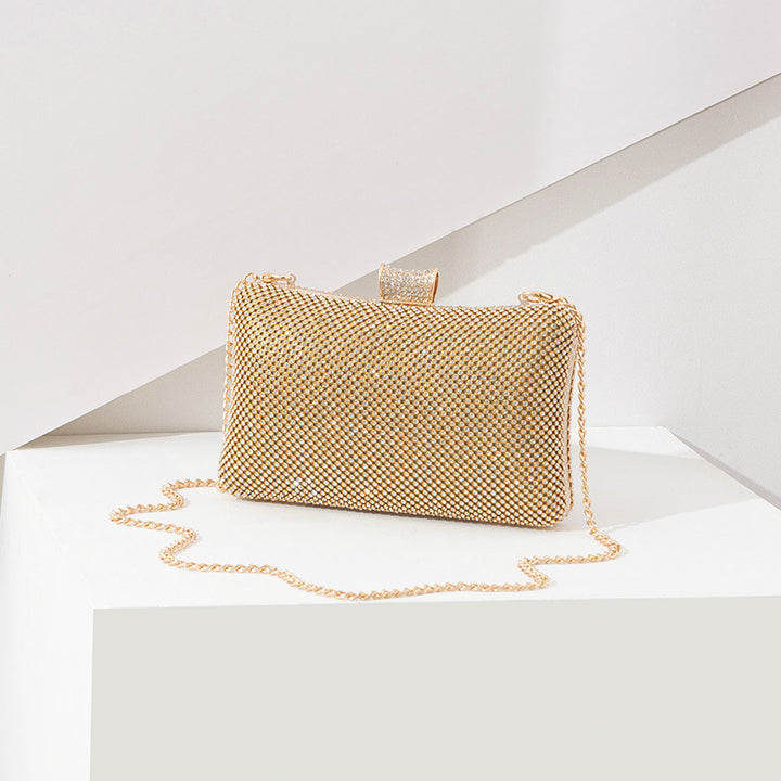 Damen Clutch mit funkelnden Strasssteinen Nord Taschen