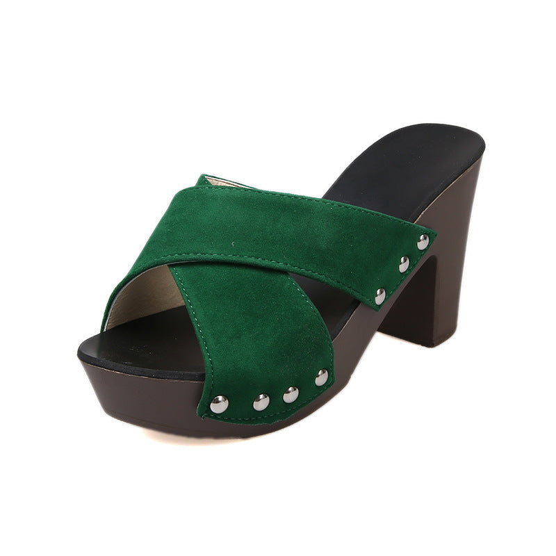 Damen Blockabsatz Sandalen
