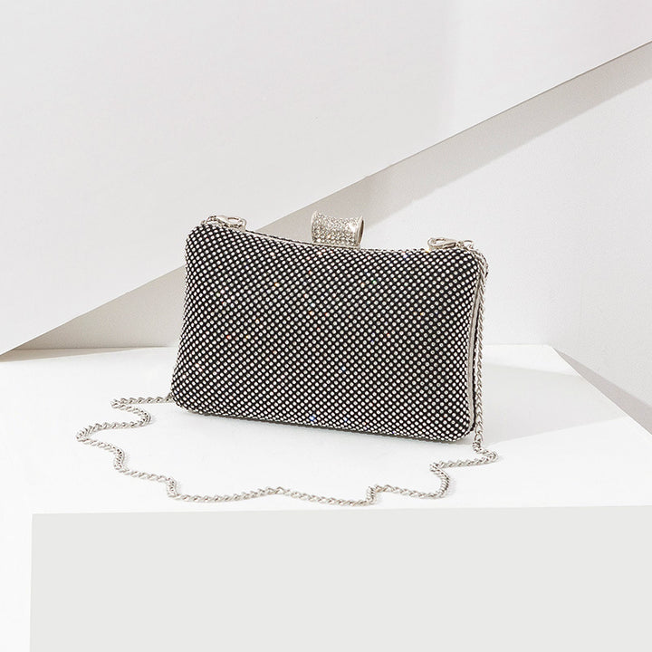Damen Clutch mit funkelnden Strasssteinen Nord Taschen
