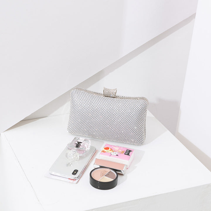 Damen Clutch mit funkelnden Strasssteinen Nord Taschen