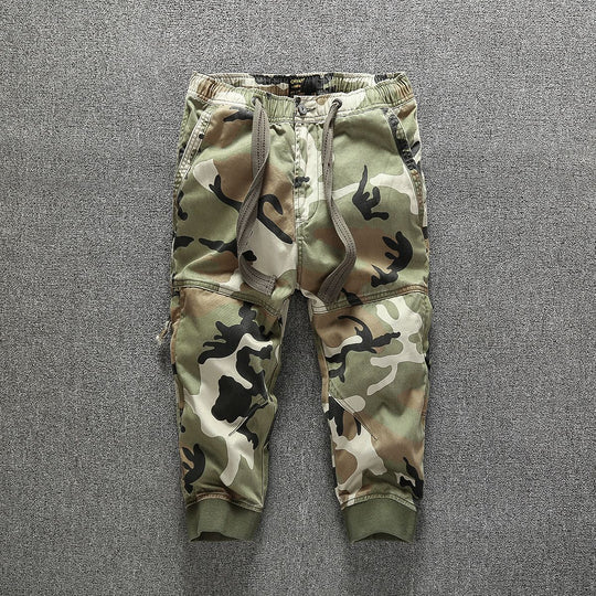 Herren Cargo-Jogginghose mit elastischem Bund, Bündchen und Knieverstärkung Nord Taschen