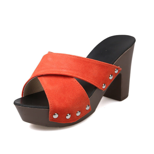 Damen Blockabsatz Sandalen
