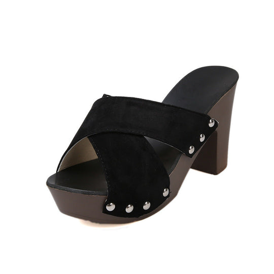 Damen Blockabsatz Sandalen